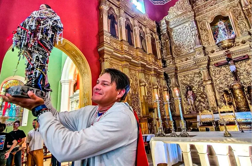 Tras 81 días: Yeyson Paredes culminó su peregrinación en honor a San José Gregorio Hernández desde Trujillo hasta Caracas