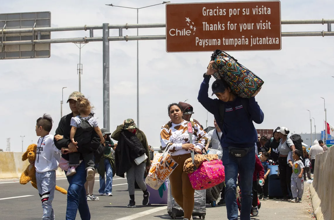 Chile: el fantasma del Tren de Aragua persigue a los venezolanos