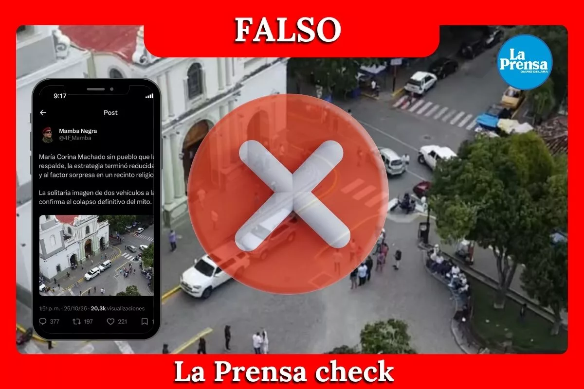 Es falso que la llegada de María Corina Machado a Barquisimeto no contó con respaldo de la gente