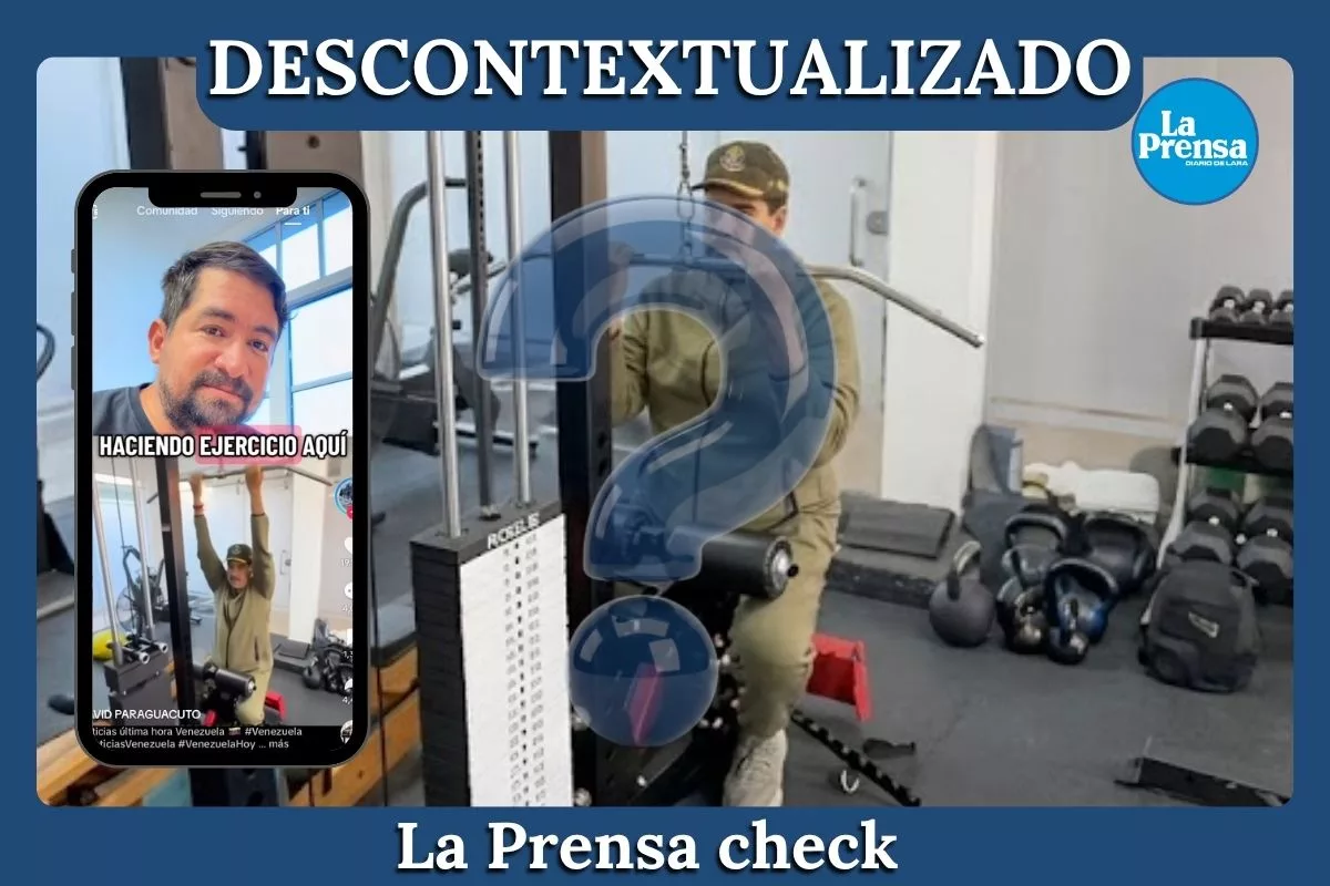 Está descontextualizado el video que muestra a Nicolás Maduro ejercitándose en una cárcel de Nueva York