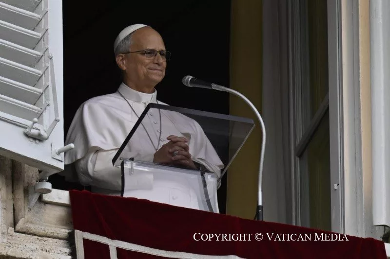 El papa saluda a la multitud en el Vaticano, por primera vez desde su operación de cáncer