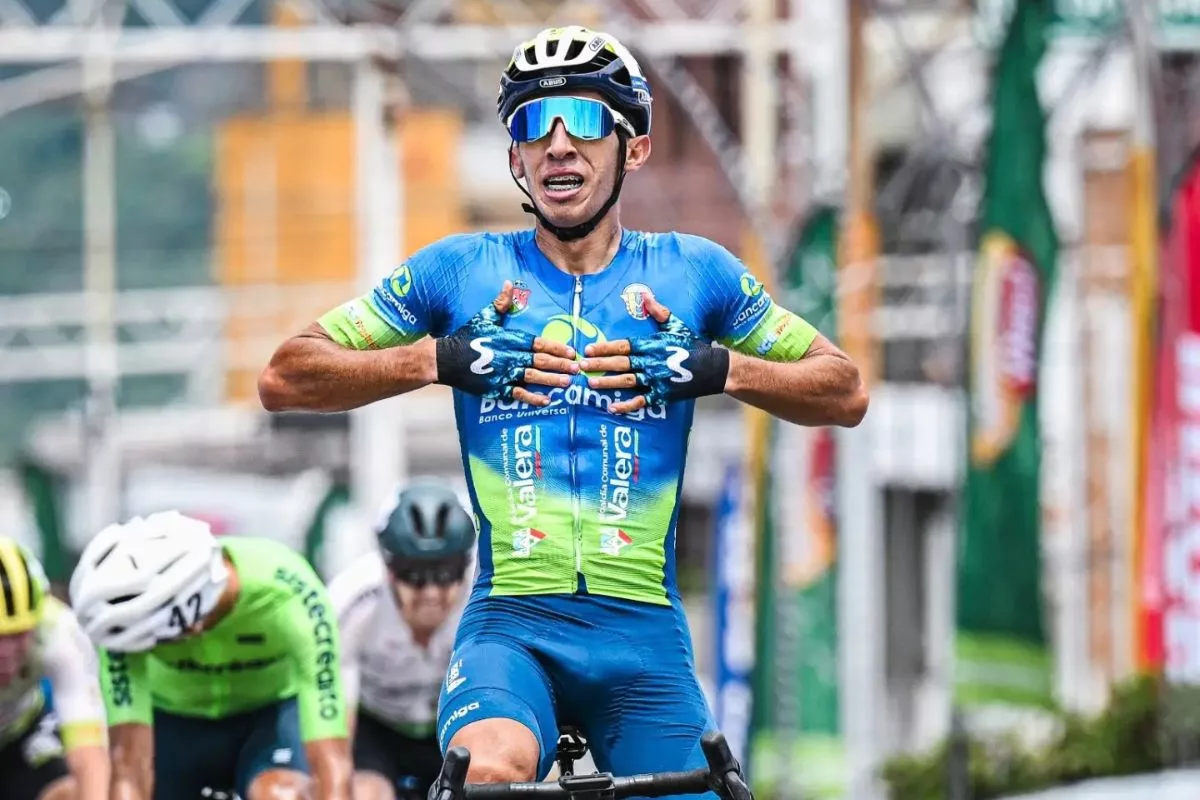 Luis Pinto conquista el sprint en Valera y lidera la 63.ª edición de la Vuelta a Venezuela