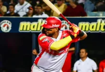 Águilas propina blanqueo a Cardenales 2-0 en Maracaibo