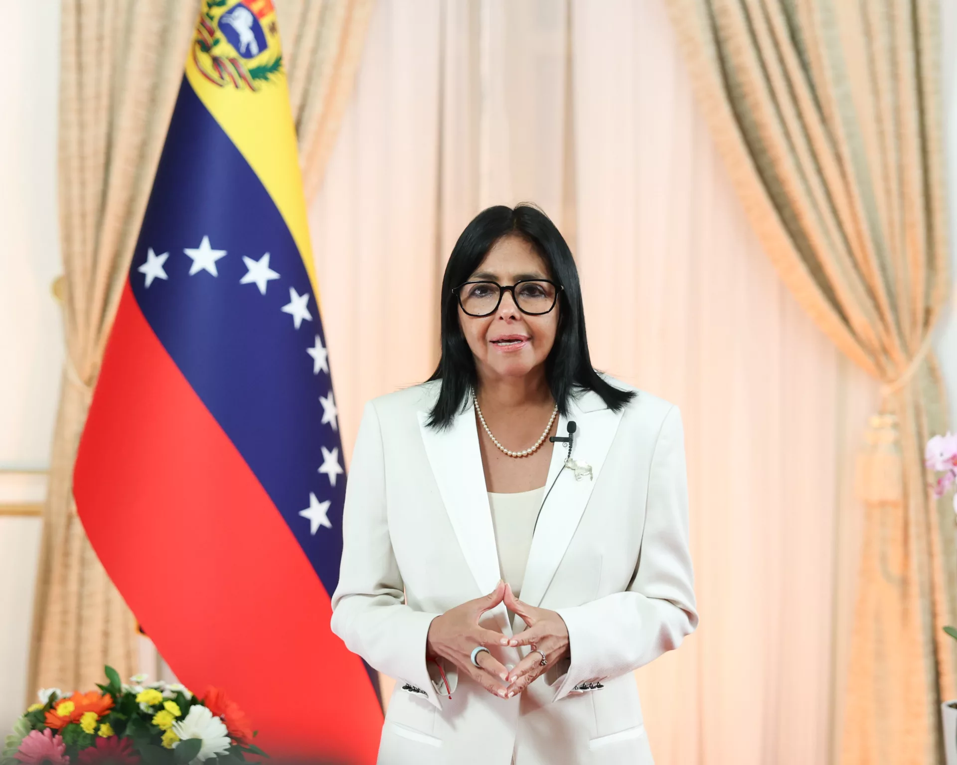 Delcy Rodríguez promete ajustes salariales, elecciones y garantía del derecho a la protesta pacífica