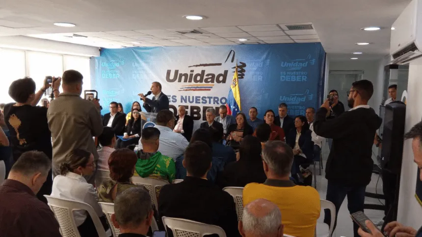 Plataforma Unitaria presentó su propuesta de Acuerdo Nacional para la transición en Venezuela