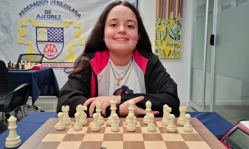 Trujillana Mariana Terán alcanza el título de Woman Candidate Master en las Olimpiadas de Ajedrez 2026