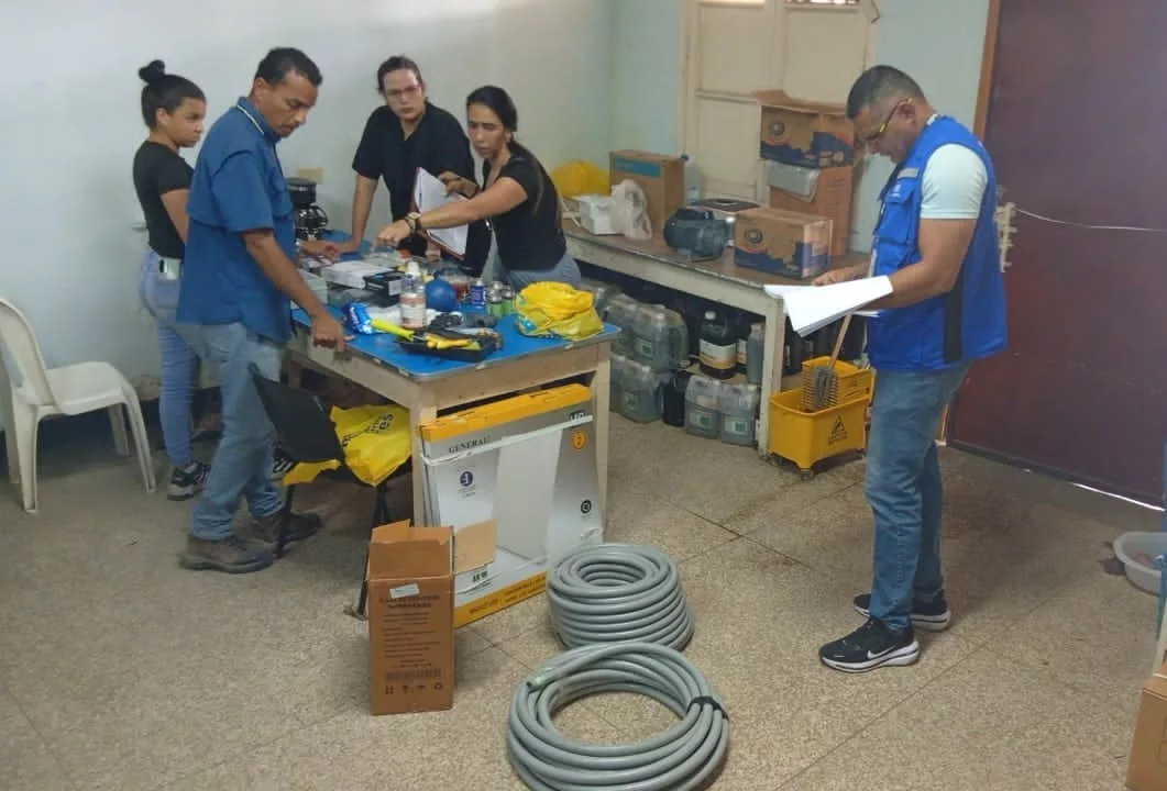 La OPS entrega insumos a cinco centros de salud en Sucre ante crisis en el suministro de agua