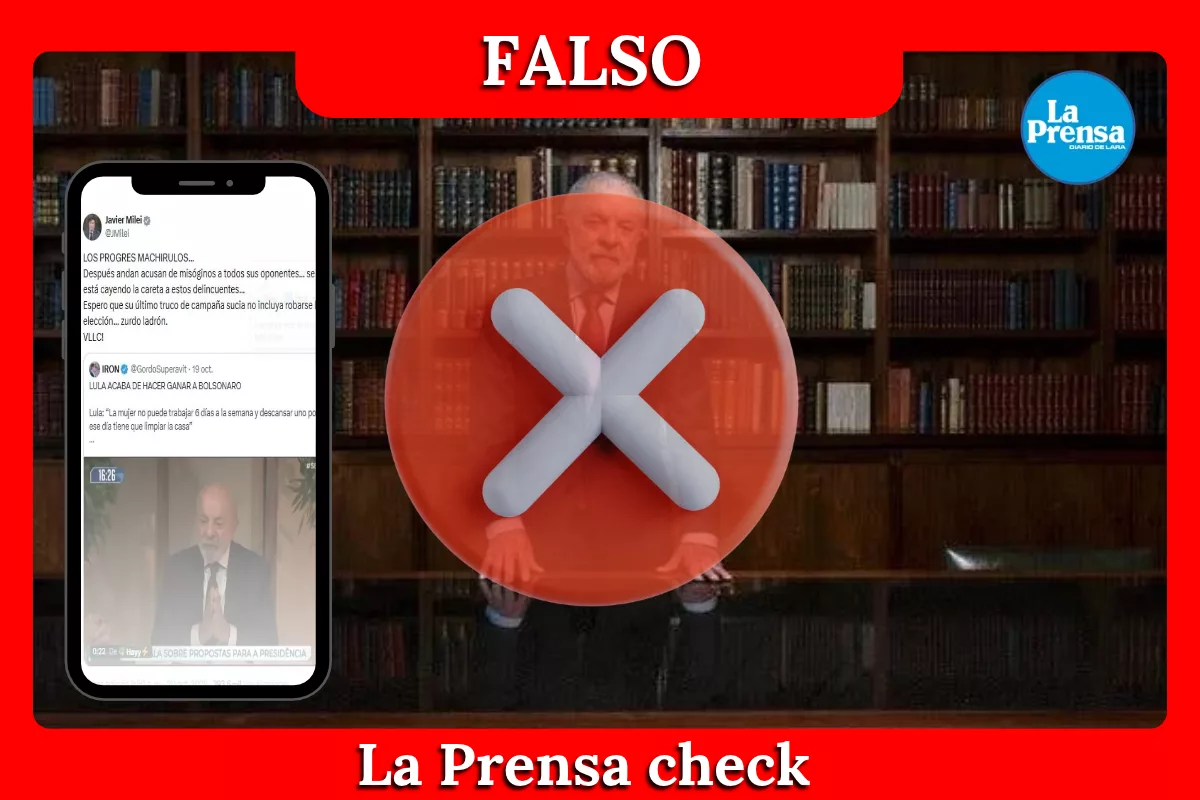 Es falso que el presidente de Brasil Lula Da Silva mandara a las mujeres a lavar como afirman en redes sociales