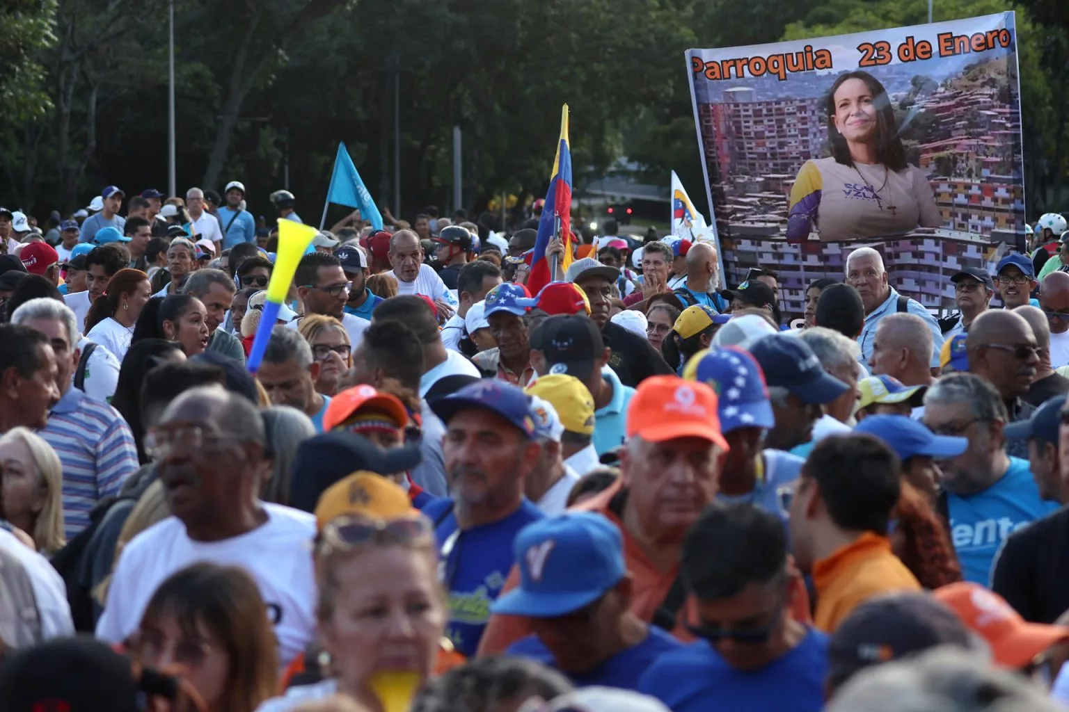 Liberaron a siete detenidos tras marcha opositora en Caracas